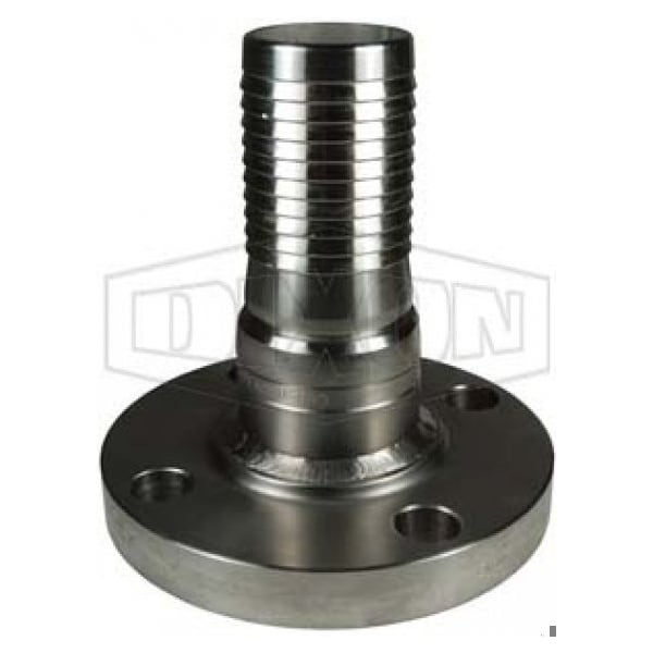 The Right Connection Crimp Fixed Welded King Combination Nipple, 1-1/2 x 5 in, Hose Barb x 150 lb A